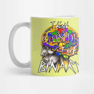 Think outside the binary Mug